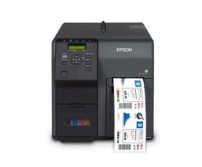 Epson爱普生TM-C7520G工业高速全彩色标签打印机不干胶条码打印机一维码二维码商标铭牌标签打印机 - 图0