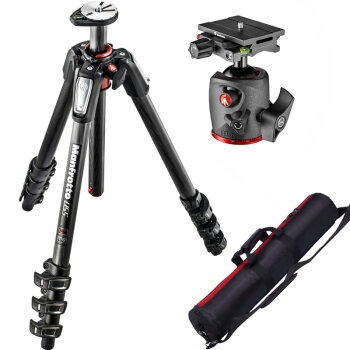 曼富图Manfrotto MT055CXPRO4+MHXPRO-BHQ6 碳纤维三脚架套装 - 图2