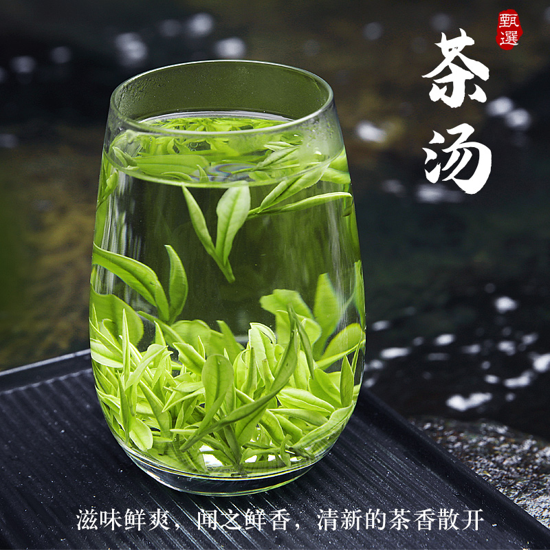 白茶安吉特级2024年新茶礼盒装珍稀口粮绿茶250g雨前散装正宗茶叶 - 图1