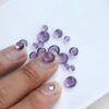 Piezoelectric crystal semi-precious stone patch ring DIY