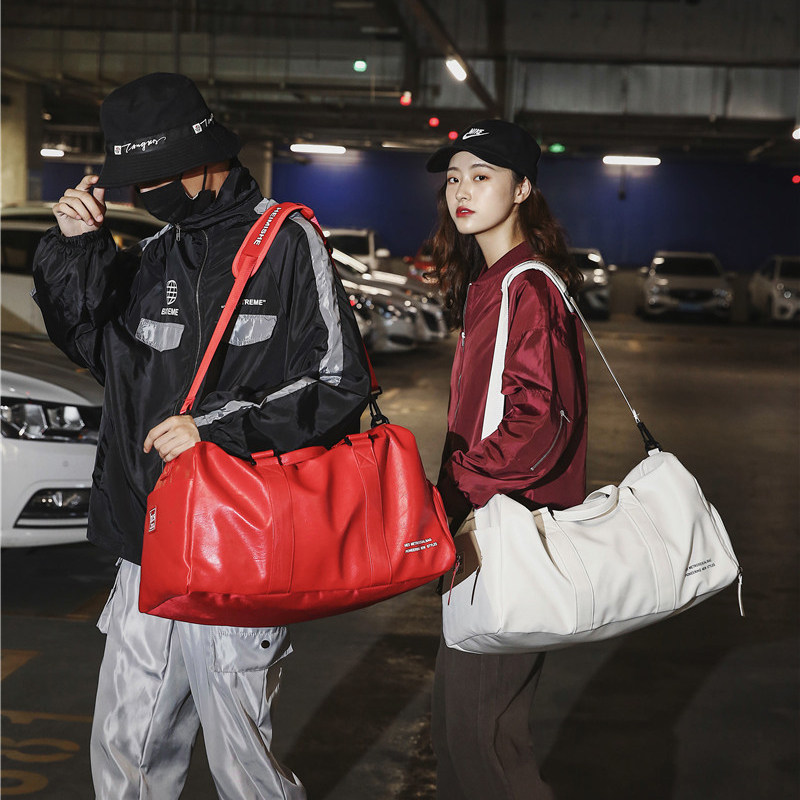 短途男手提包女出差大容量潮旅行包 满江红箱包旅行袋