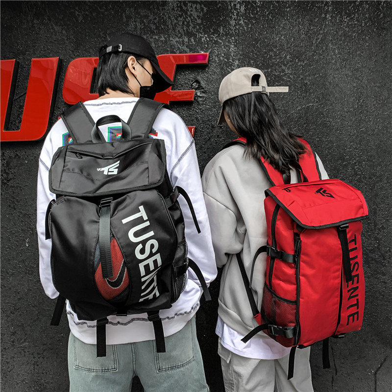 男士潮牌大容量户外校园旅行双肩包 满江红箱包双肩背包