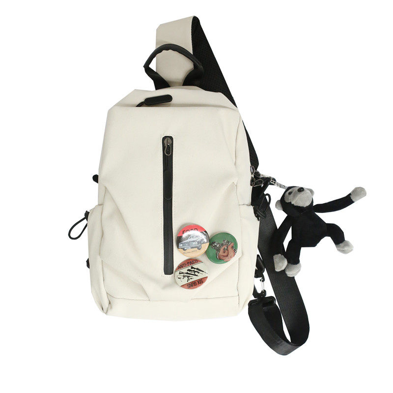 男士潮牌百搭胸包男ins斜挎包 满江红箱包男士包袋