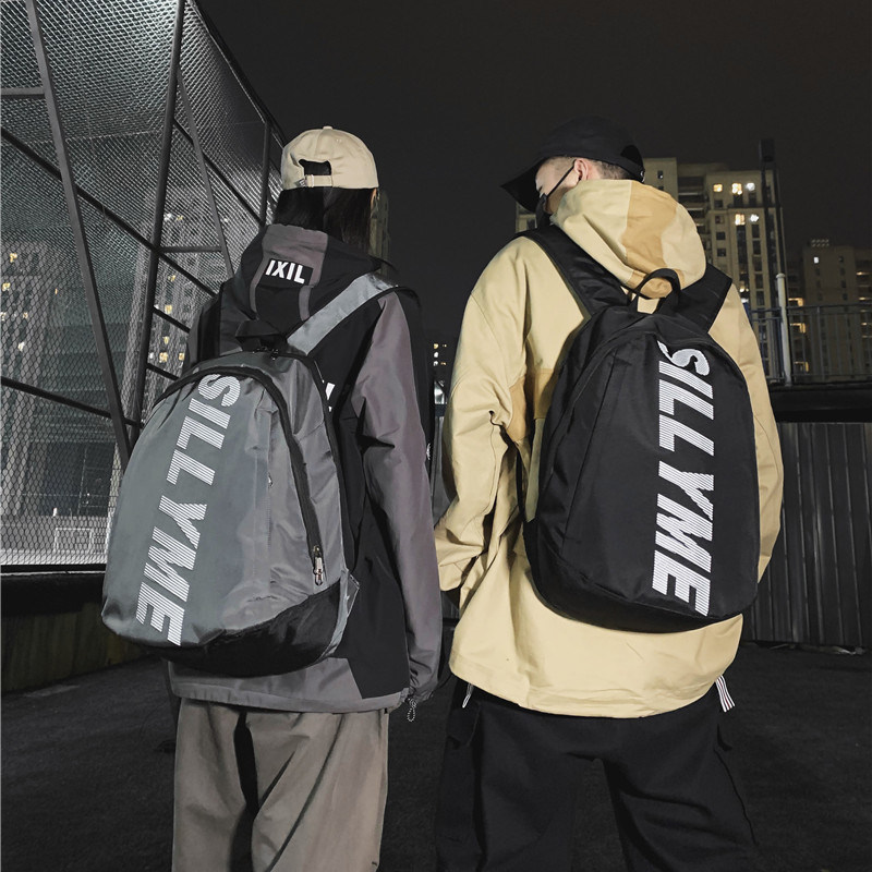 韩版原宿ulzzang大容量高中双肩包 满江红箱包双肩背包