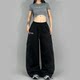 ROKBBK-K Korean street dance fashion brand hip-hop ອາເມລິກາ retro ຕົ້ນດູໃບໄມ້ລົ່ນຮ້ອນເພັດທັງຫມົດທີ່ກົງກັບ jazz ຂອງແມ່ຍິງ