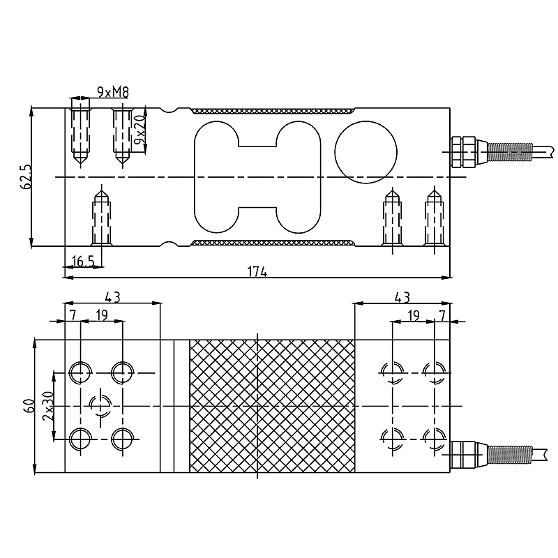 柯力ILEB称重传感器电子包装秤定量罐装秤100/200/300/500KG