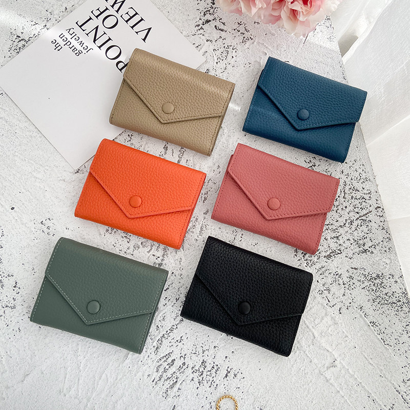 2022新款韩版女士短款折叠小钱包 zoress钱包