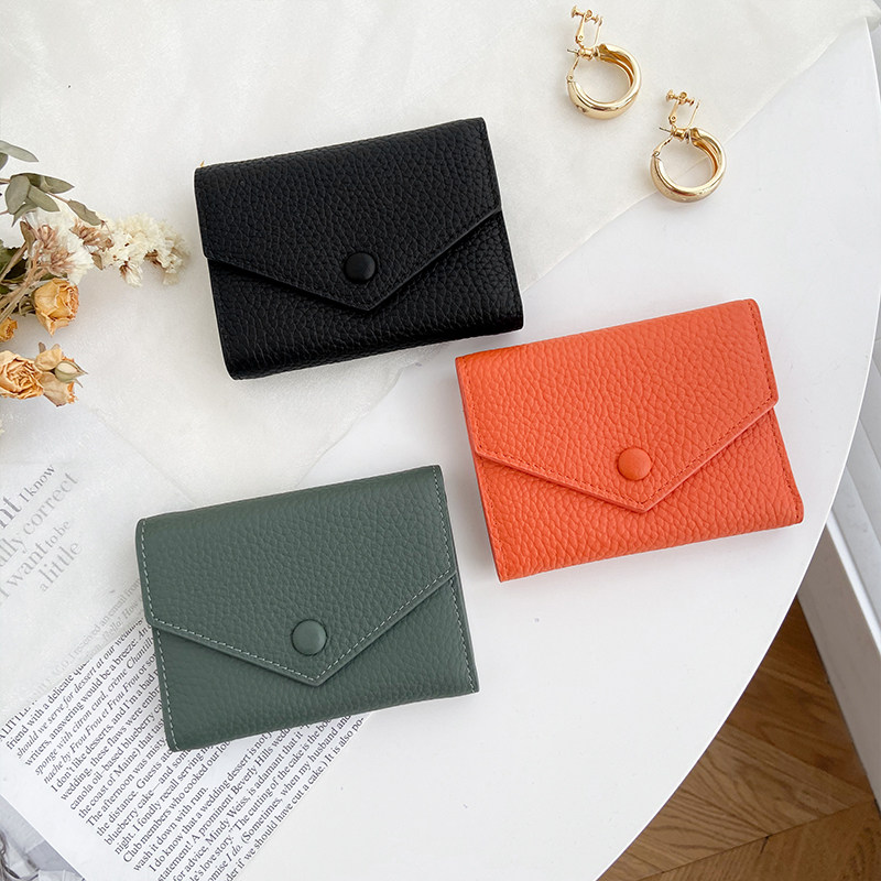 2022新款韩版女士短款折叠小钱包 zoress钱包