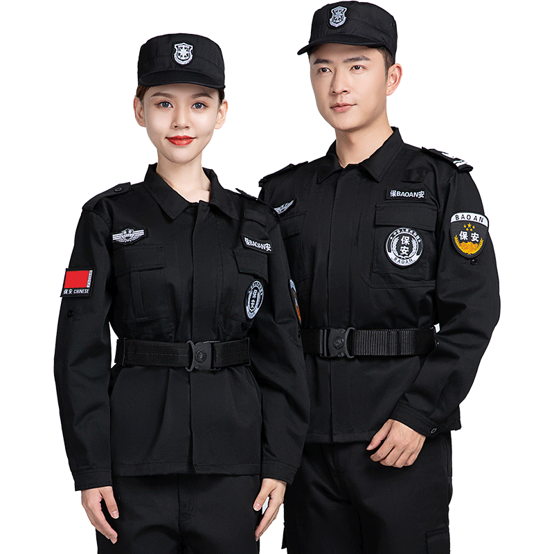 保安夏装短袖t恤全套门卫物业裤子 铁夫奥尼工装制服