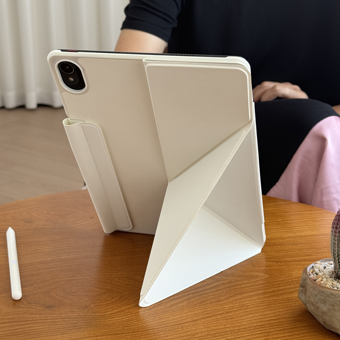 【防摔磁吸双面夹】适用华为平板matepad11.5s保护壳air12包边防弯se11新款k折pro12.2搭扣无笔槽air11.5套 - 图3