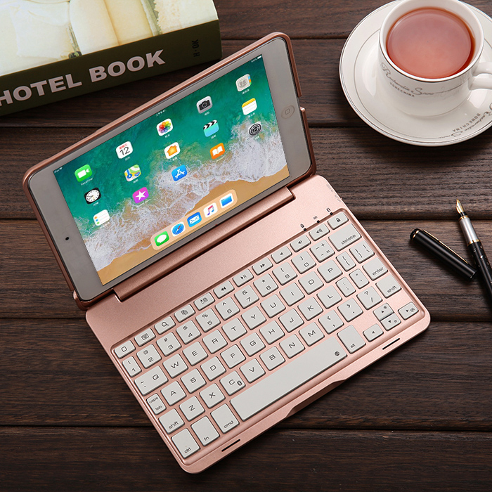 2019ipad air10.5藍芽鍵盤pro11保護套2018新款ipad9.7蘋果平板3金屬2/1超薄休眠保護殼子金屬背光新版網紅殼