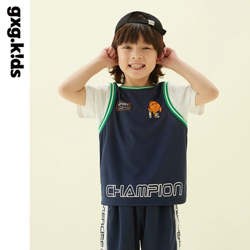 Быстросохнущий детский спортивный комплект, футболка с коротким рукавом, летние шорты для мальчиков, детская одежда, короткий рукав