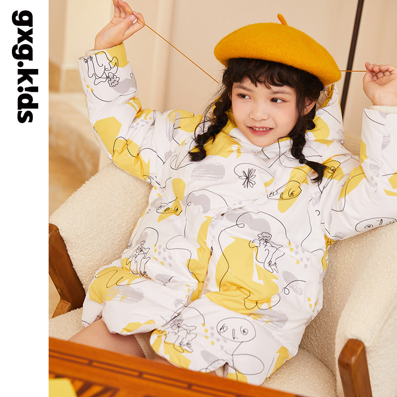 gxgkids童装儿童21冬女童羽绒服 gxgkids旗舰羽绒服