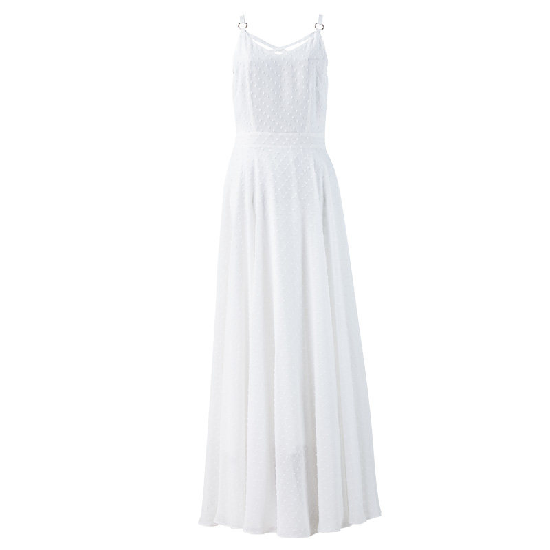 吊带女夏2021年新款收腰显瘦连衣裙 园子靓衣时尚套装