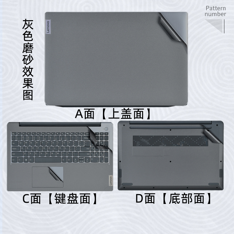 14寸15.6寸联想K14外壳保护膜V14 G4笔记本V15 G3电脑透明磨砂S14贴纸ideapad膜S15机身套2023款键盘垫屏幕 - 图1