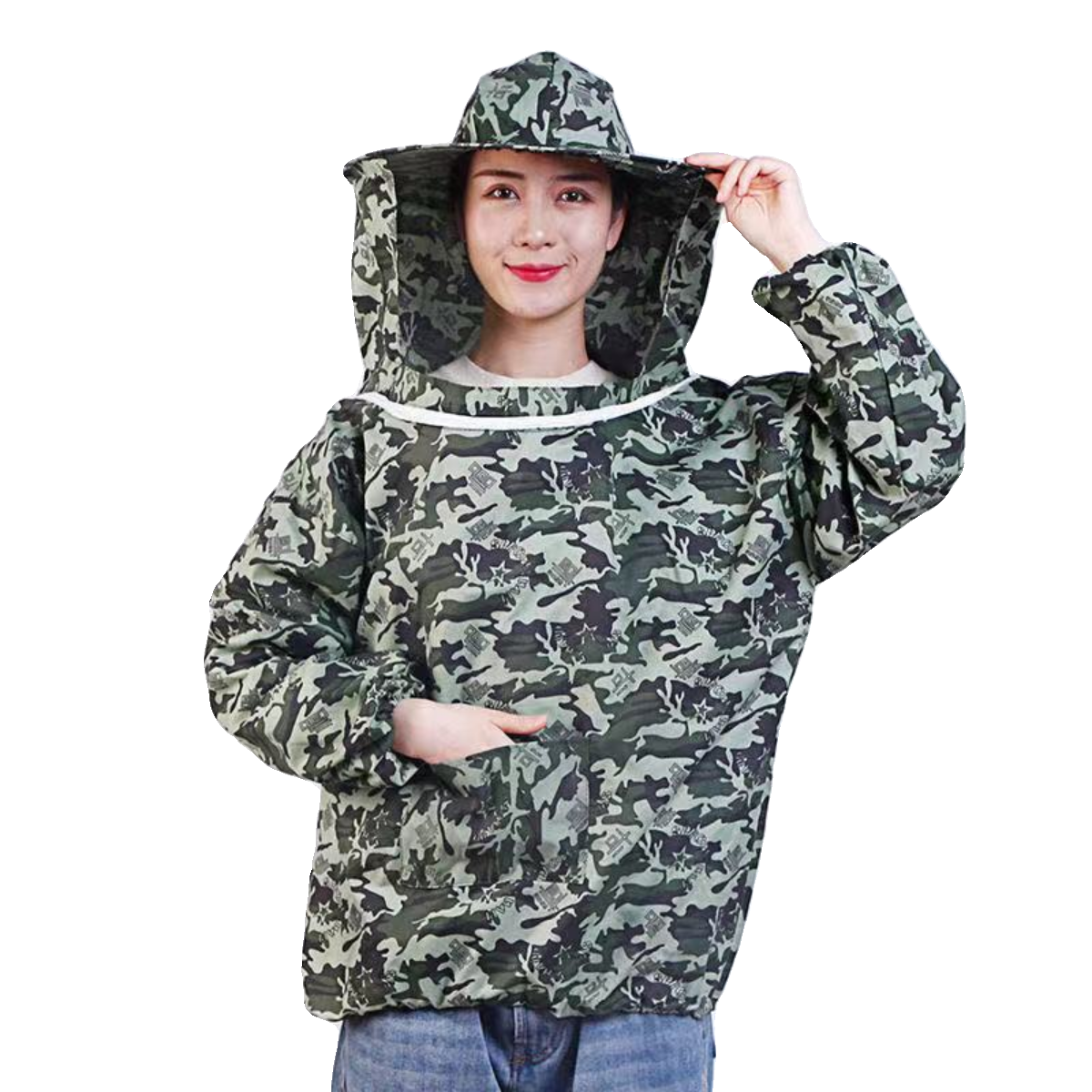 防蜂服全套透气型专用蜜蜂衣服防蜂帽养蜂工具加厚分体半身防蜂衣,淘宝优惠券,粉丝福利购,淘宝优惠卷