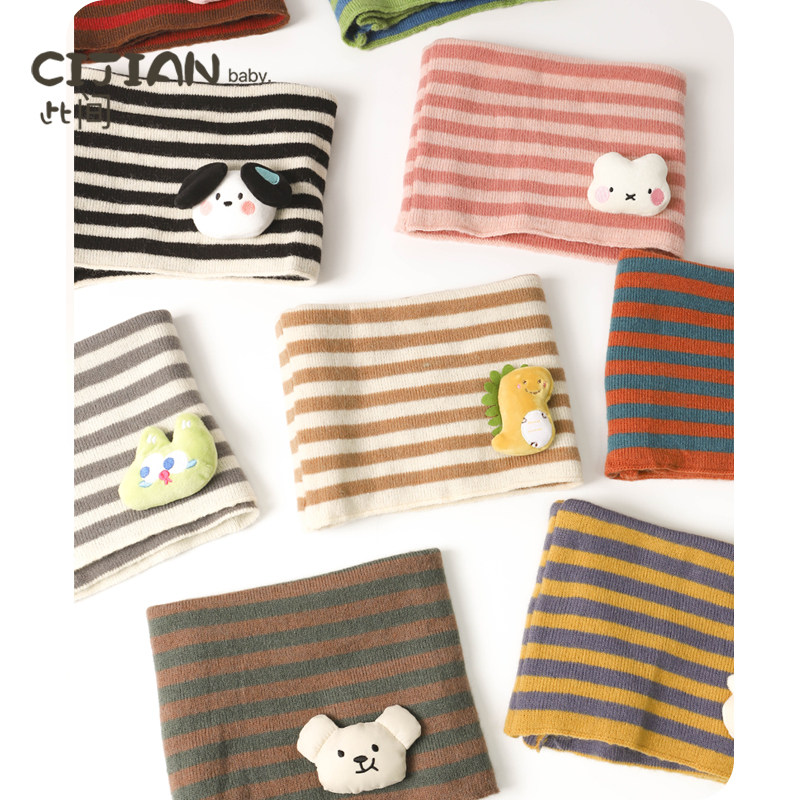 儿童围巾秋冬季婴幼儿护颈围巾宝宝户外防风围脖男宝女童保暖脖套,淘宝优惠券,粉丝福利购,淘宝优惠卷