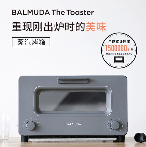 Бальмуда японская паровая электрическая печь Мини Домохозяйственная выпечка хлеба Специальная тост -печь