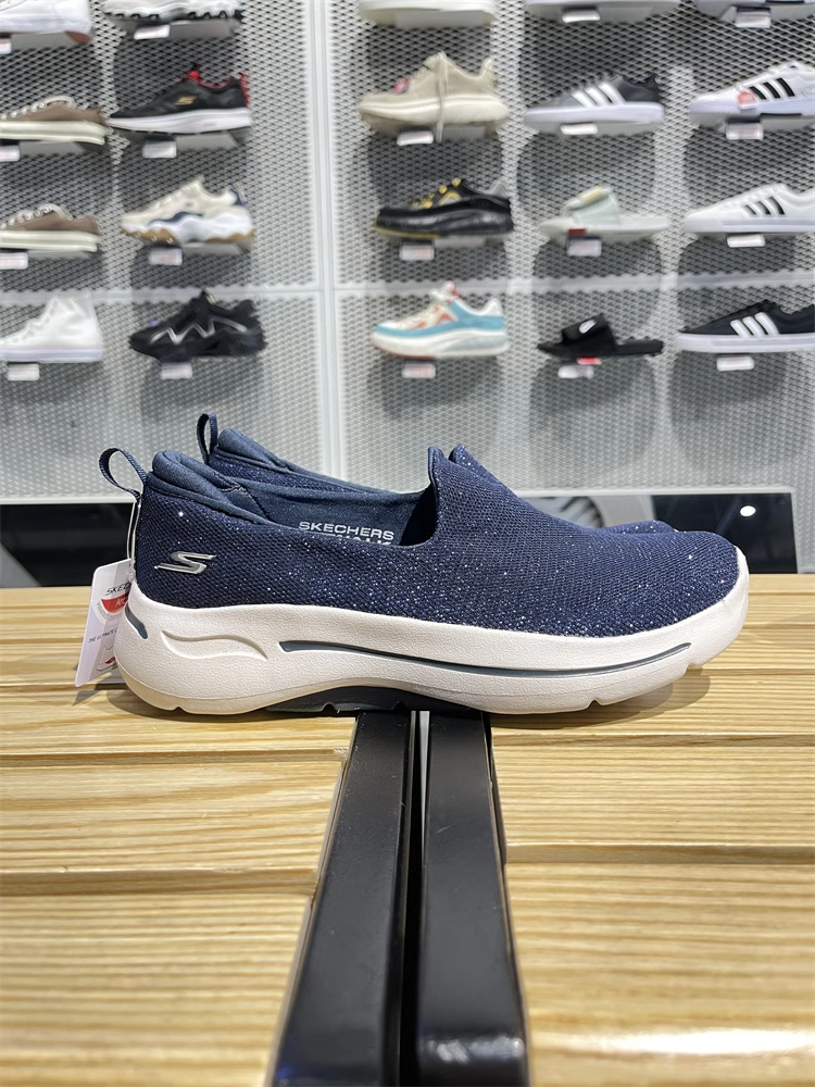 Skechers斯凯奇GOWALK女鞋春夏一脚蹬舒适软底懒人健步鞋124417 - 图2