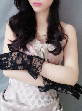 蕾丝花边旗袍舞台手套赫本同款