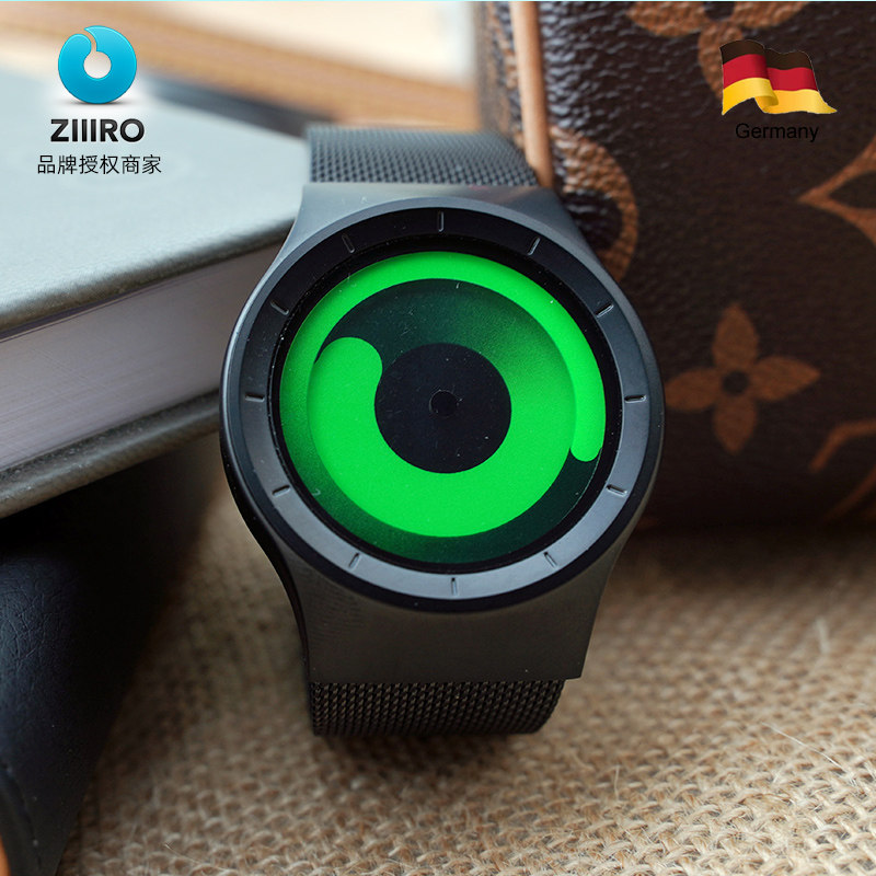 德国ziiiro男无指针欧美个性女手表 ziiiro上海国产腕表