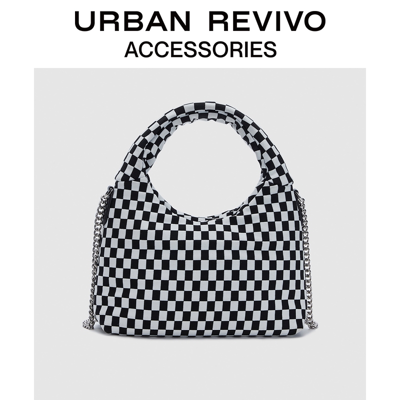 URBAN AW20BG2N2002 春夏女士盘格斜挎包 白鹿同款 REVIVO2022 URBAN AW20BG2N2002 春夏女士盘格斜挎包 白鹿同款 REVIVO2022