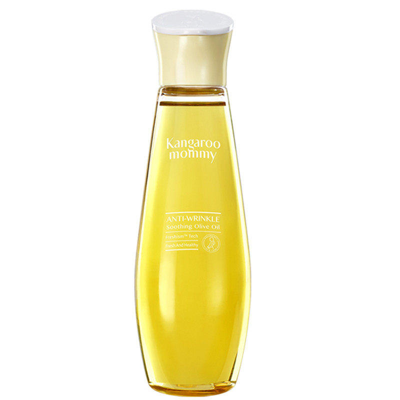 袋鼠妈妈孕妇橄榄油怀孕期纹路修护 袋鼠妈妈分销店铺妊娠纹护理