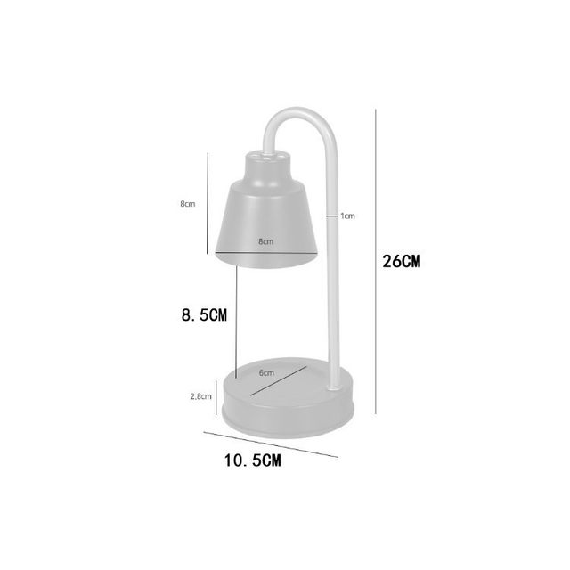 Timed dimming aromatherapy lamp melting wax lamp
