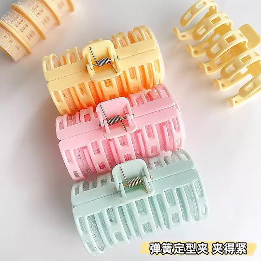 空气刘海卷发筒大号八字空心蓬松夹2025新款懒人前额头发蓬松夹子