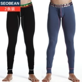 Осеннее термобелье, удерживающее тепло тонкое трендовое нижнее белье, базовые штаны, в обтяжку, облегающий крой, большой размер