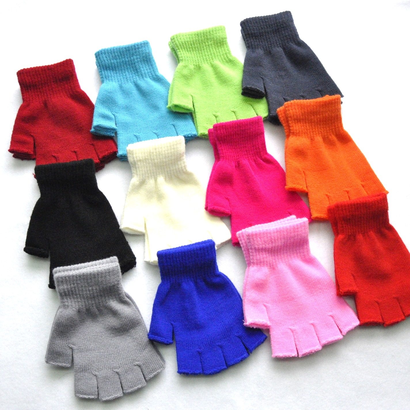 成年人冬季保暖针织半掌半指手套男女士学生骑行半截露指手套,淘宝优惠券,粉丝福利购,淘宝优惠卷