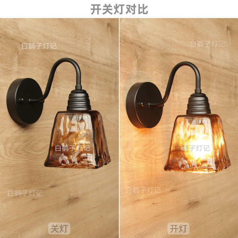 户外防水壁灯玻璃罩铝灯头黑色中古风怀旧白鹤子过道阳台店招打光,淘宝优惠券,粉丝福利购,淘宝优惠卷