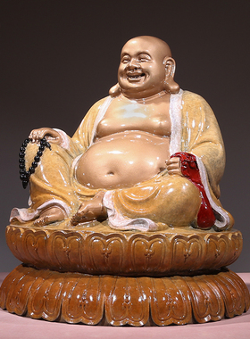 佛香天逸彩铜弥勒佛家用佛像摆件