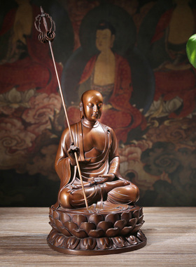 地藏王菩萨娑婆三圣摆件佛像
