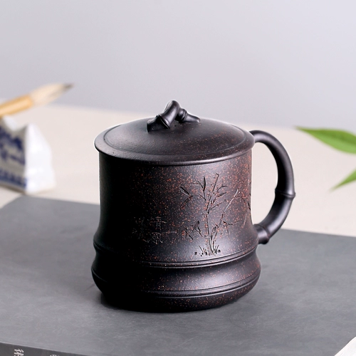 Yixing Zisha Cup Chanttaoyuan Mine Bamboo Cup Cup