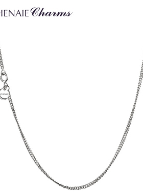 简约基础搭银饰琉璃女款侧身项链