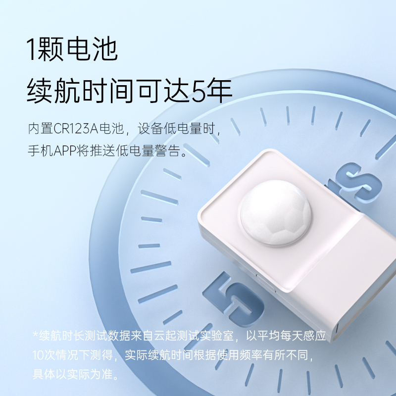 Lifesmart云起动态感应器PRO智能联动人走灯灭自动开关感应器 - 图3