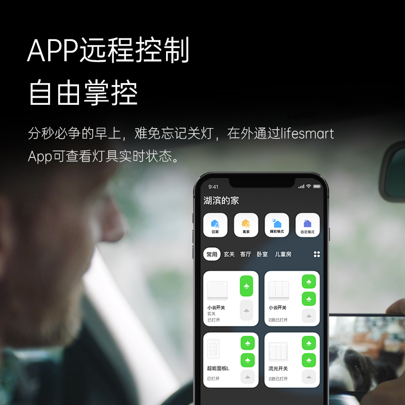 lifesmart云起小云开关控制面板灯光双控制系统homekit - 图3