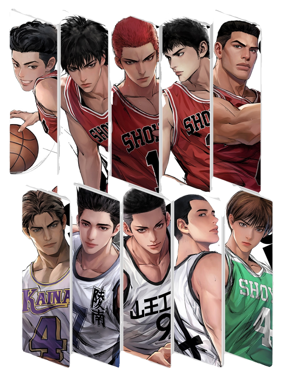 【灌篮高手SLAMDUNK】同人周边套组明信片/拍立得/吧唧 - 图3