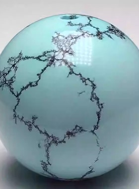 湖北绿松石网花单珠散珠天然高瓷金刚百香手串腰顶珠配饰隔珠配珠
