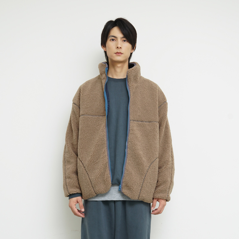 PRIMEE Oversized Fleece Jacket 廓形双面穿羊羔绒外套夹克 - 图2