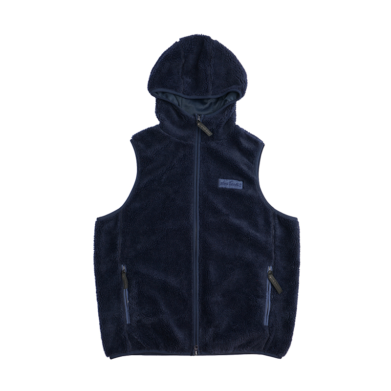 WILD THINGS W's Boa Hooded Vest 女款连帽摇粒绒马甲 - 图3