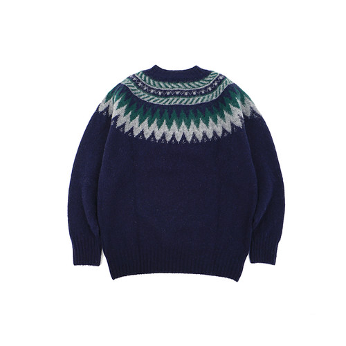 Howlin MAGICIAN IN THE MOUNTAIN 男女中性款民族风绵羊毛毛衣 - 图1