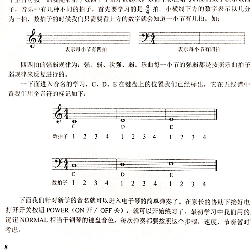 正版少儿电子琴入门教程 扫码听示范演奏音频 初级儿童电子琴自学电子琴书籍初学电子琴入门教材大全书籍琴谱五线谱简谱乐海主编 - 图3