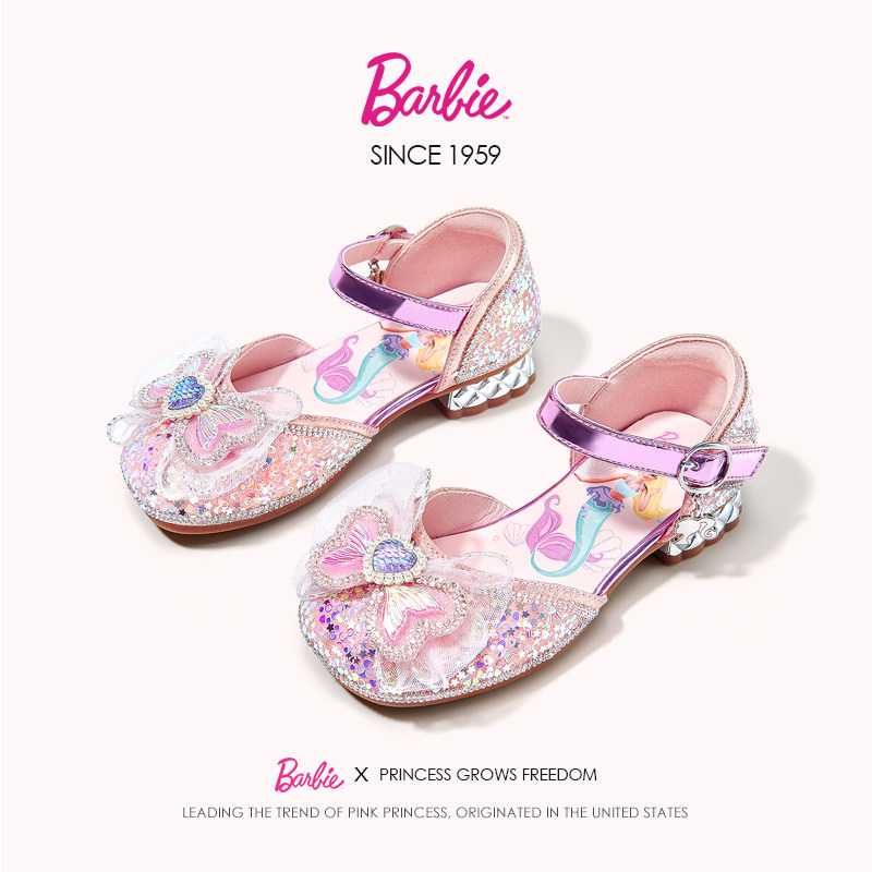 【断码清仓】芭比童鞋女童凉鞋2025新款夏季软底包头凉鞋儿童鞋子,淘宝优惠券,粉丝福利购,淘宝优惠卷