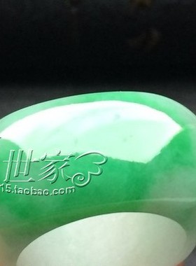 翡翠色戒指冰种飘绿马鞍指环男女霸气玉扳指戒指冰种绿色扳指