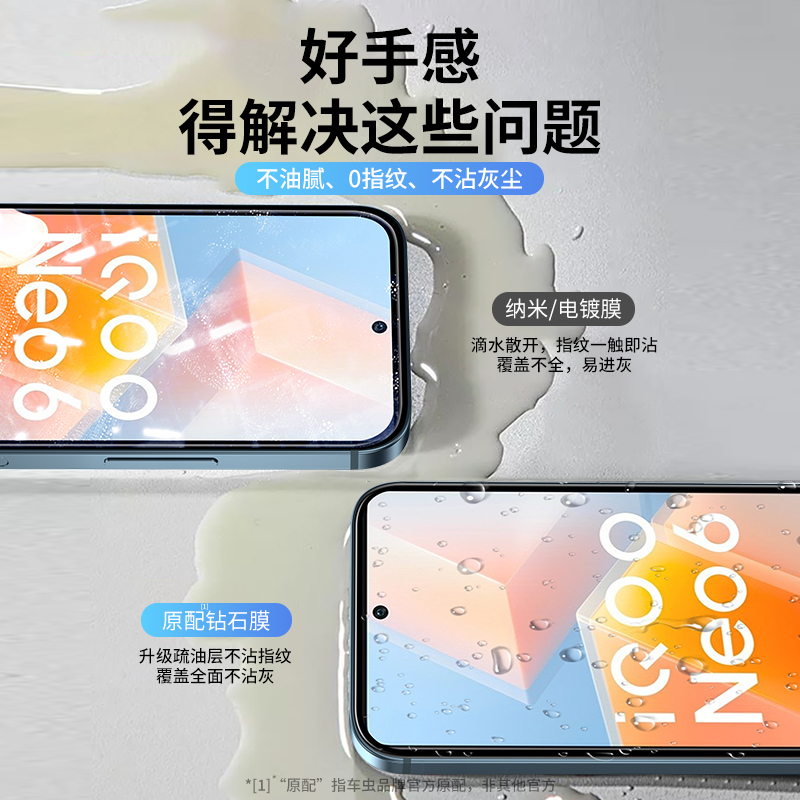 适用iqooneo6钢化膜vivoiqooneo6se手机膜全屏覆盖neo6防摔防爆电竞磨砂爱酷iq00防窥保护vivo防指纹ipoo贴膜 - 图3
