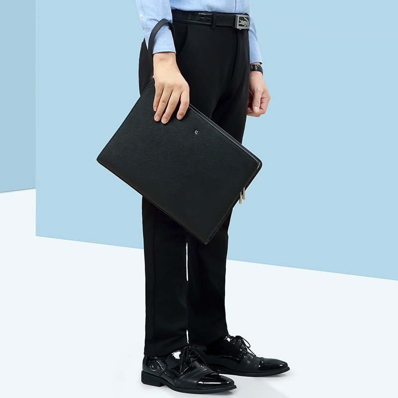 秋冬新品真皮男包大容量牛皮男式手拿包潮流时尚手抓包商务通勤,淘宝优惠券,粉丝福利购,淘宝优惠卷