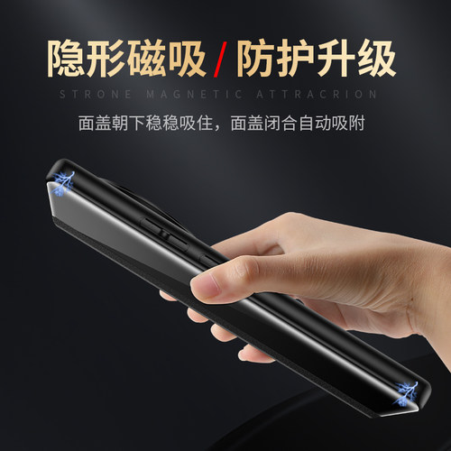 荣耀magic6手机壳magic6pro真皮磁吸翻盖套honor魔术至臻版系列RSR保时捷设计新款全包防摔商务男女款适用于 - 图0
