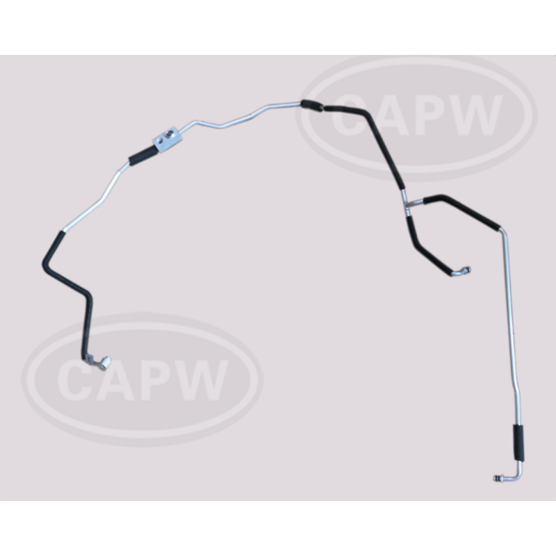适用丰田汉兰达09-14年款发动机空调管高压低压铝管 - 图2